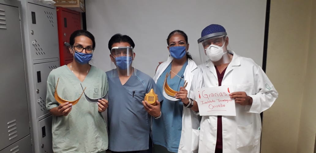 Desarrollan mascarilla con tecnología 3D para médicos tratantes del COVID-19