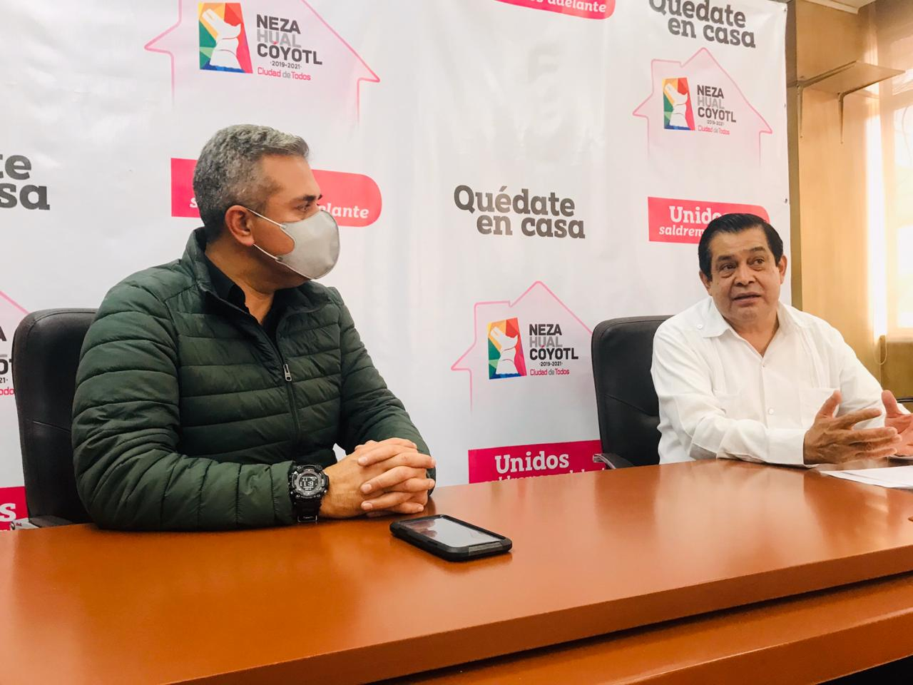 Ecatepec y Nezahualcóyotl acuerdan acciones contra pandemia de COVID-19