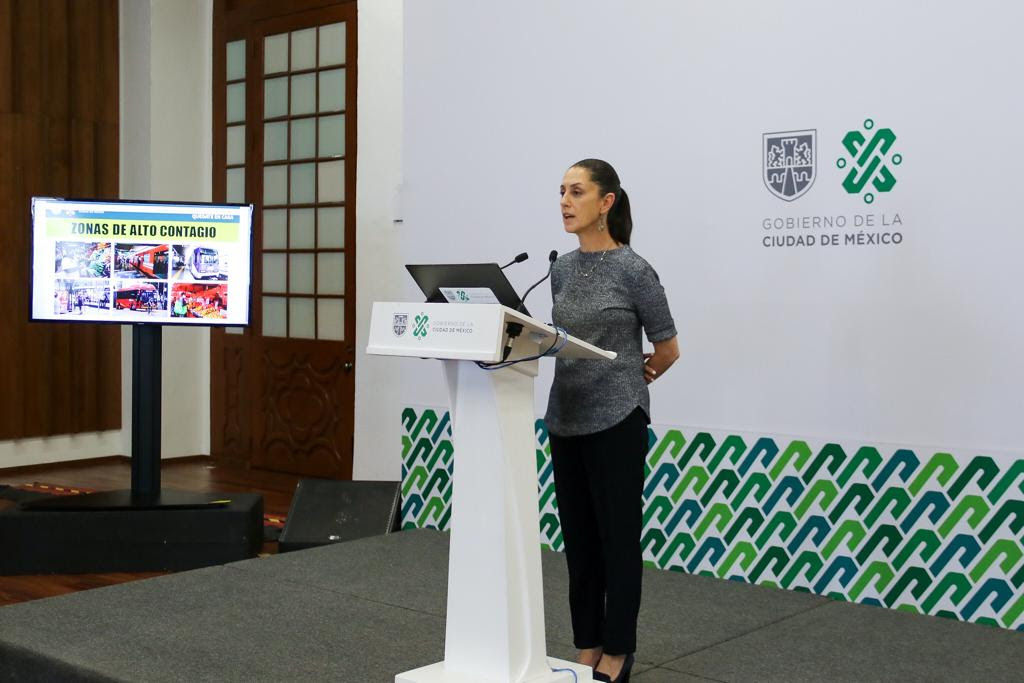 Gobierno de la CDMX señalizará zonas de alto riesgo de contagio por COVID-19