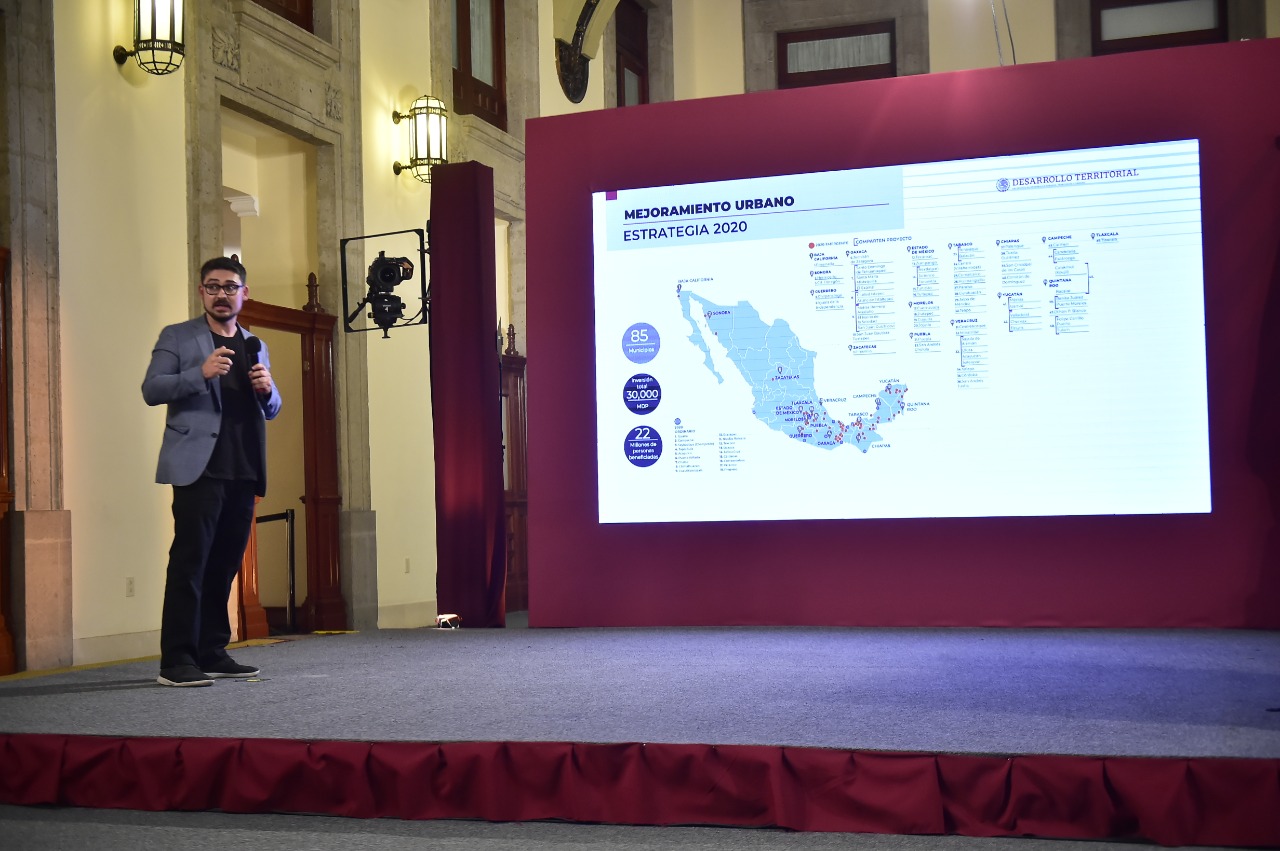 Sedatu invertirá 3 mil mdp en mejoramiento urbano de siete municipios aledaños a Santa Lucía