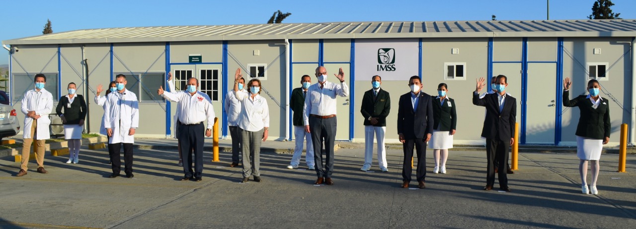 Inauguran Módulo Hospitalario Temporal en Mexicali y Tijuana para atención de pacientes COVID-19