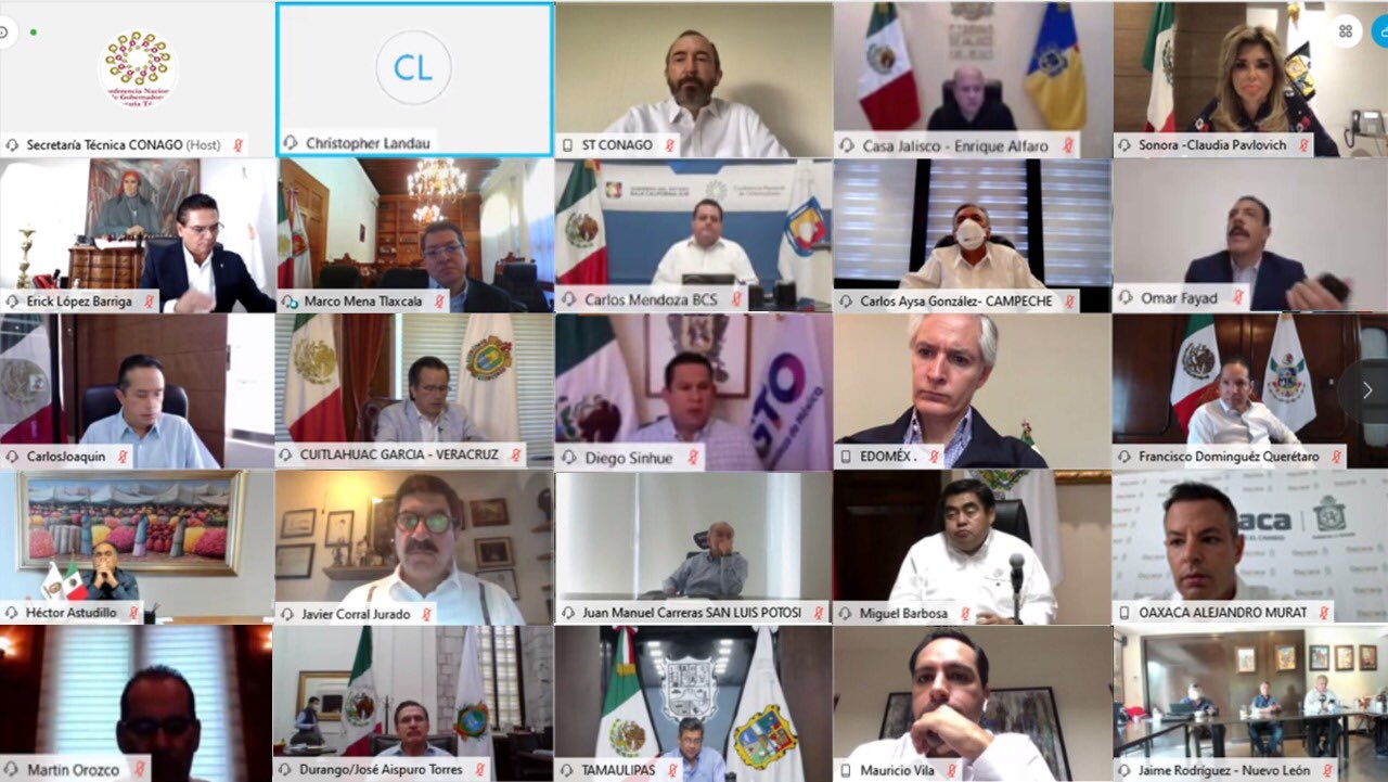Gobernadores de México fortalecen relaciones bilaterales con Estados Unidos