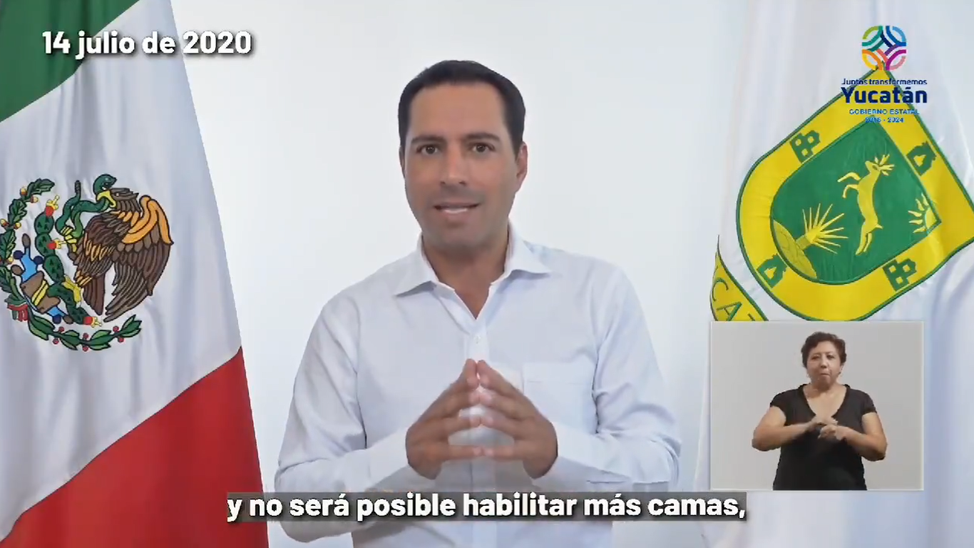 Gobernador de Yucatán anuncia nuevas medidas para  conservar la salud y el empleo