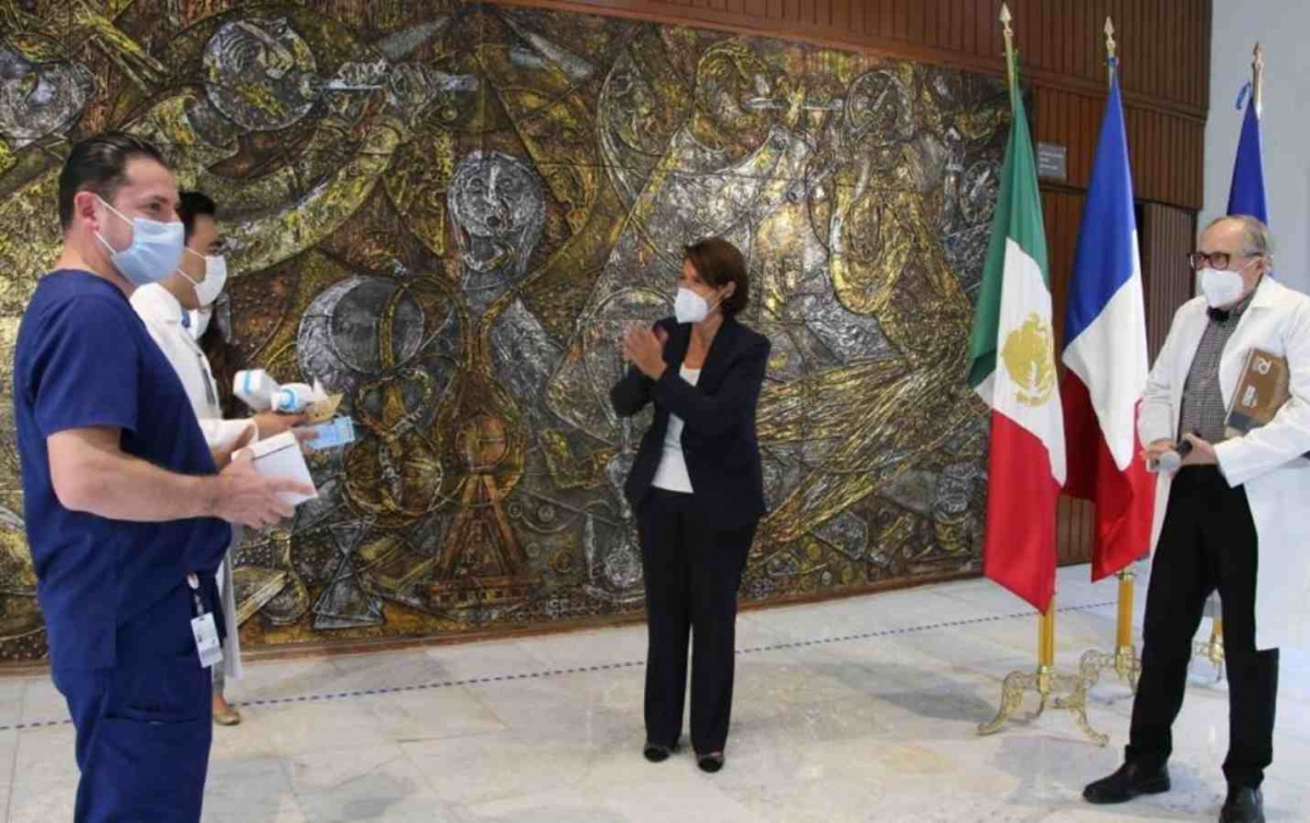Francia dona insumos a México para enfrentar la pandemia por COVID-19
