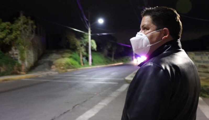 Renuevan alumbrado público en las 12 comunidades de Milpa Alta