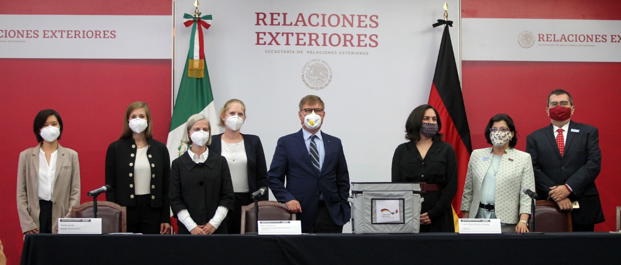 México recibe apoyo de Alemania para combatir la COVID-19