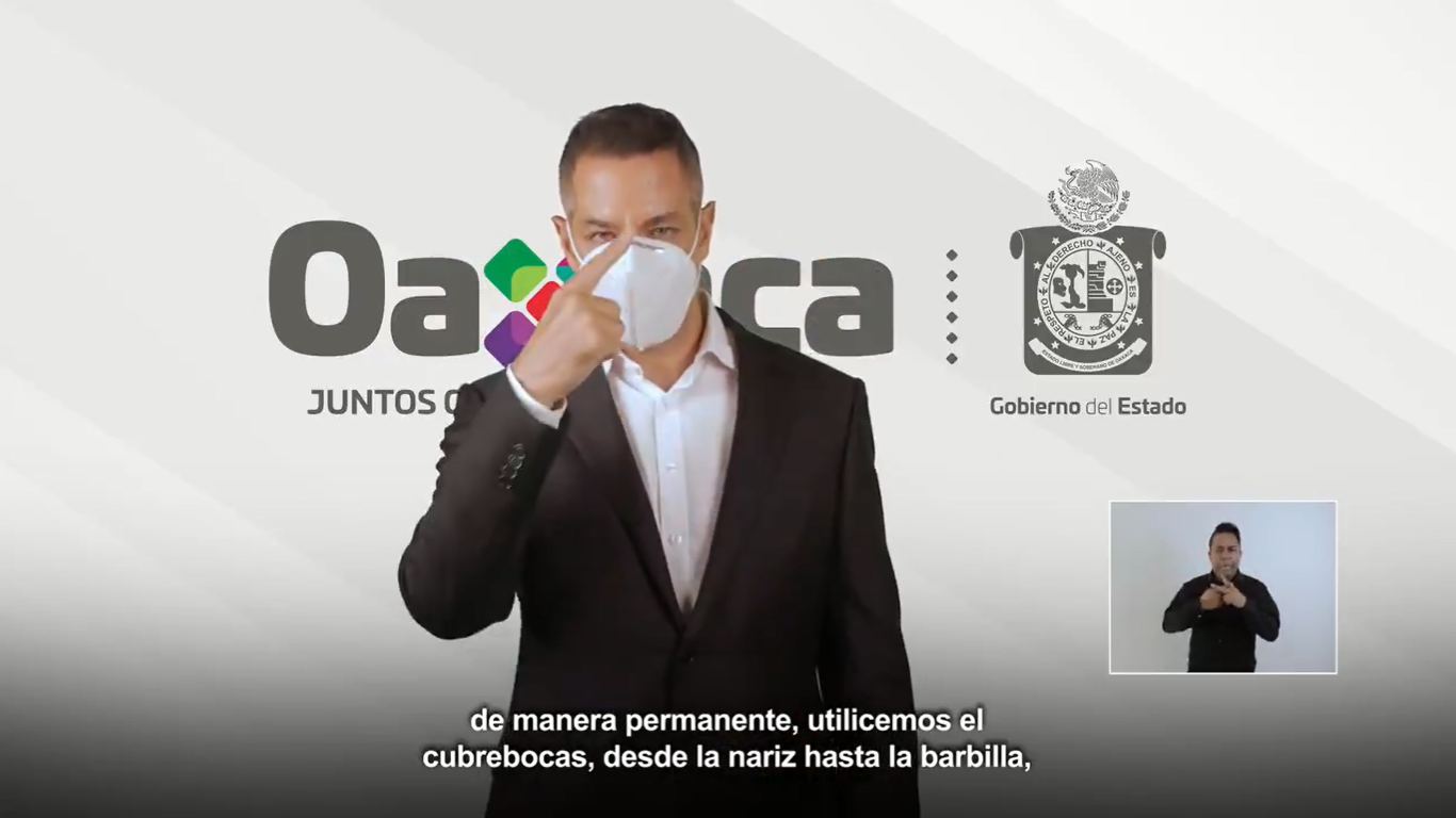 Gobernador lanza reto “40 días por Oaxaca” contra COVID-19
