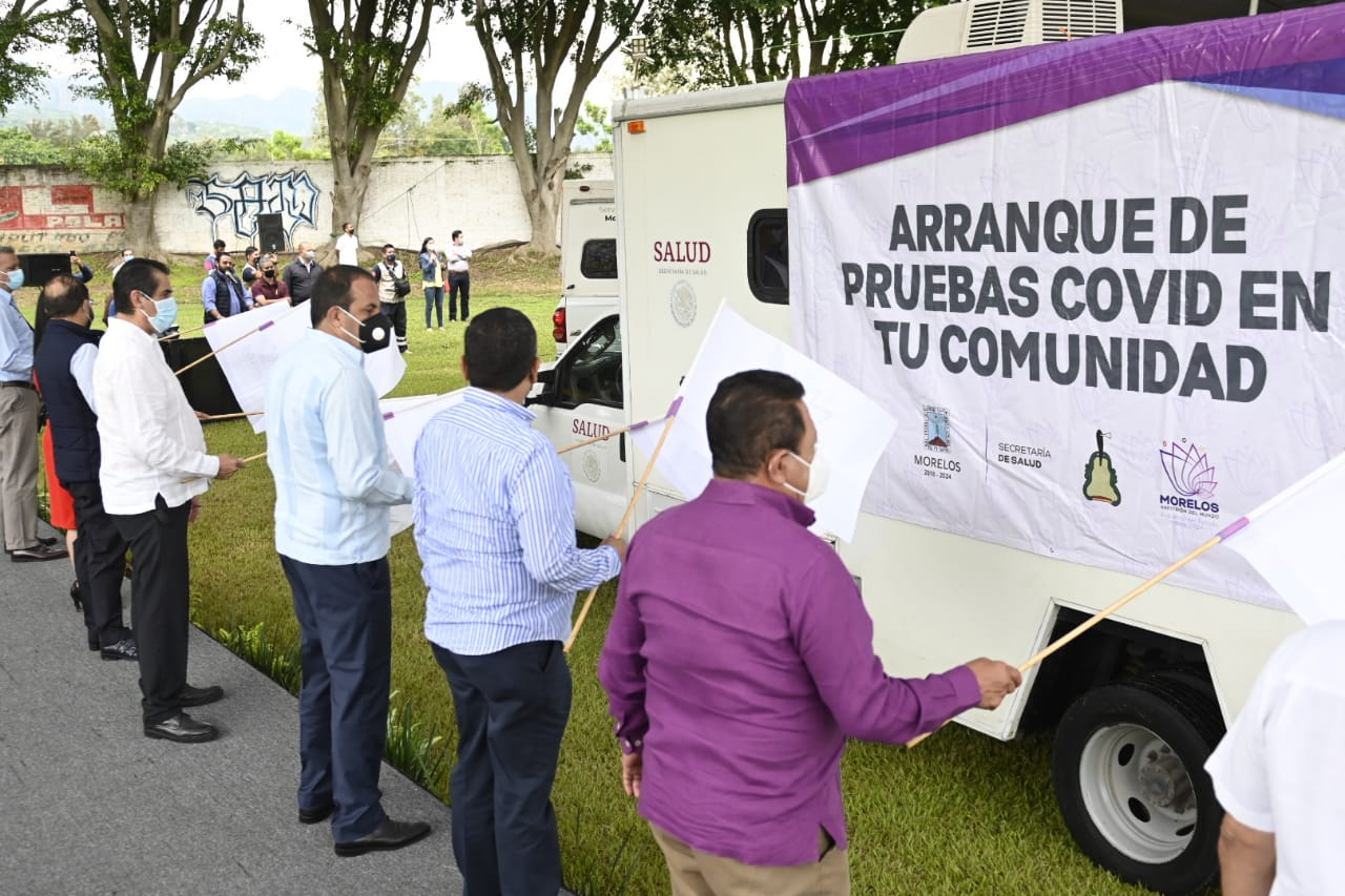 Inicia programa «Pruebas COVID-19 en Tu Comunidad» en Morelos