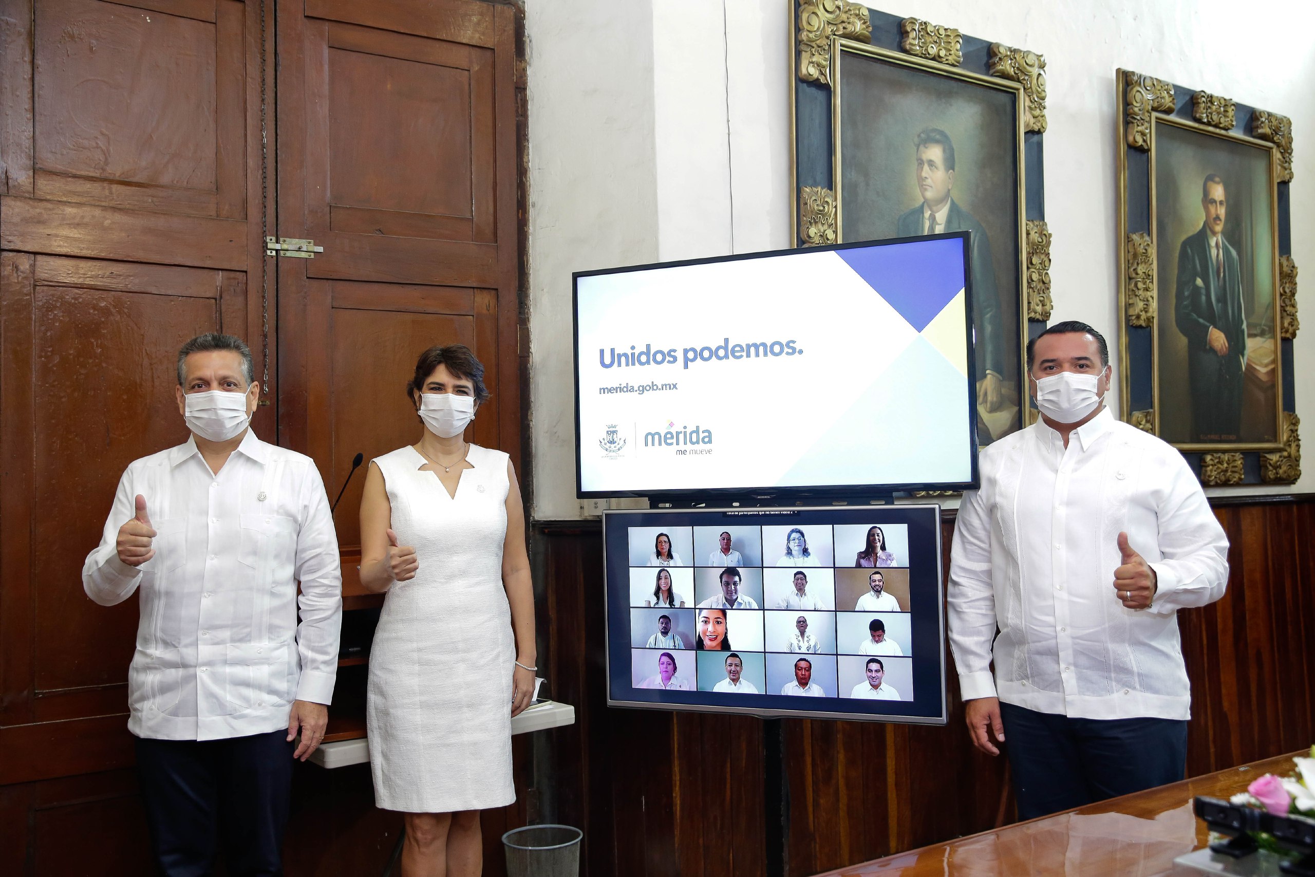 Mérida es una ciudad más unida y solidaria ante la crisis: Renán Barrera