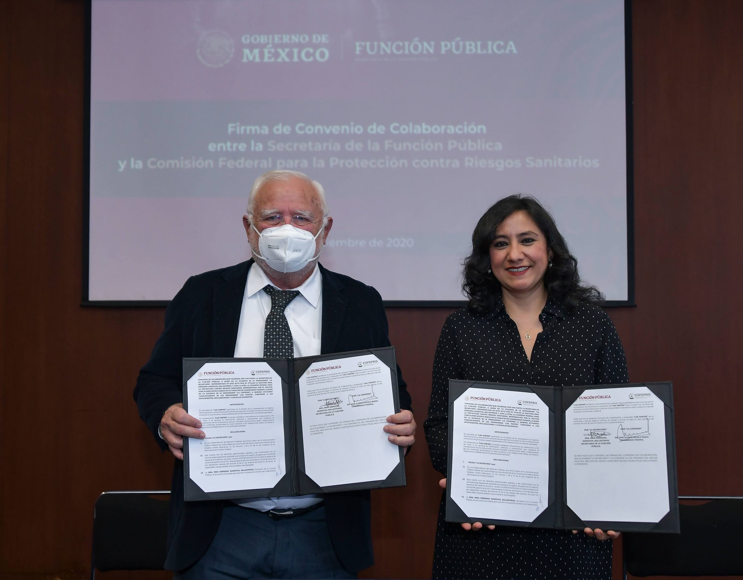 La SFP y Cofepris firman acuerdo para erradicar la corrupción en el sector de la salud
