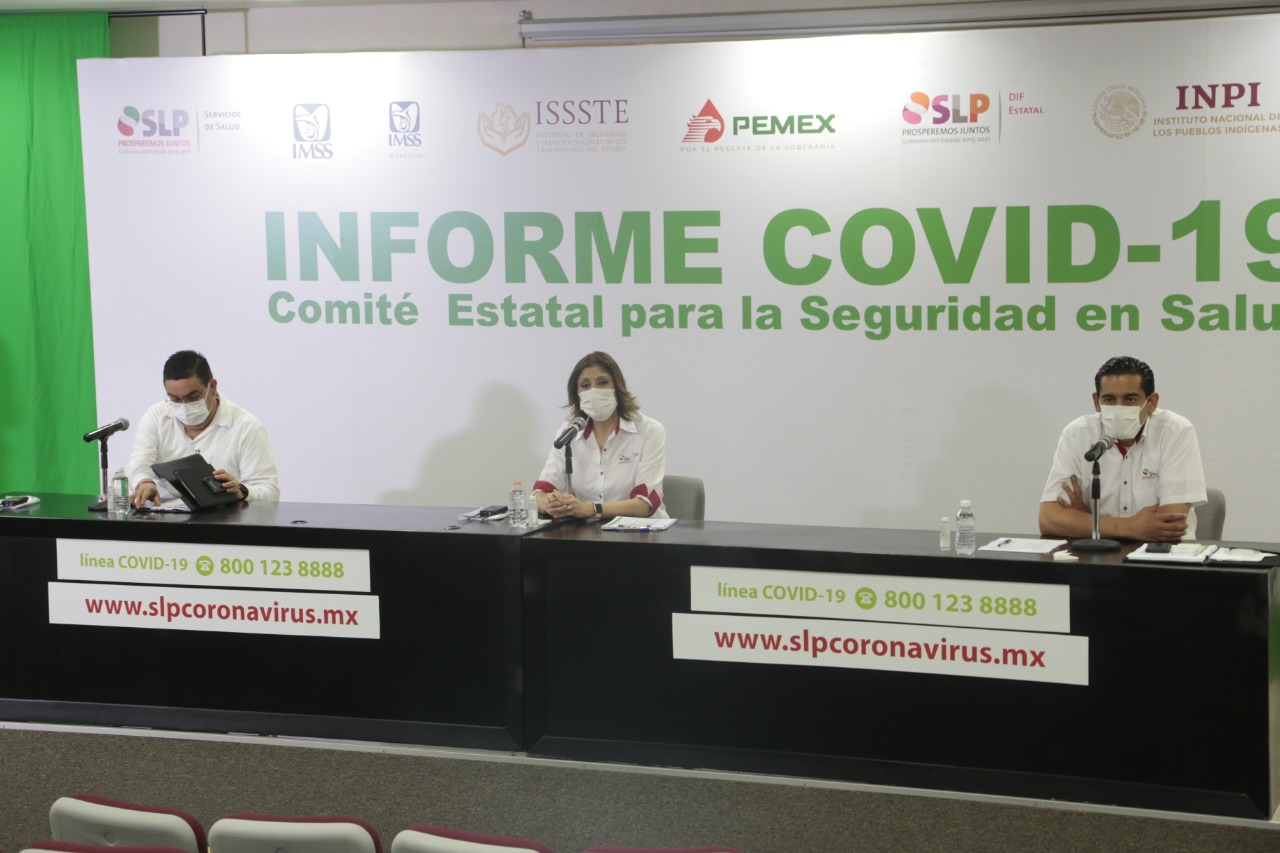 SLP entre los 6 estados que mayor número de pruebas COVID