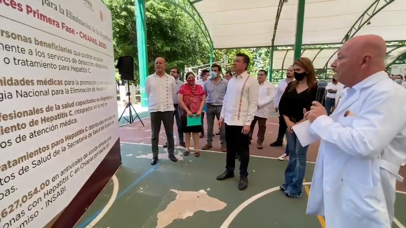 Inicia en Chiapas el Programa Nacional de Eliminación de la Hepatitis C