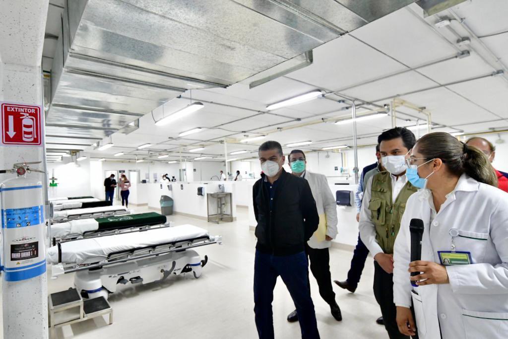 Inauguran unidades médicas temporales en Monclova y Saltillo para enfermos COVID