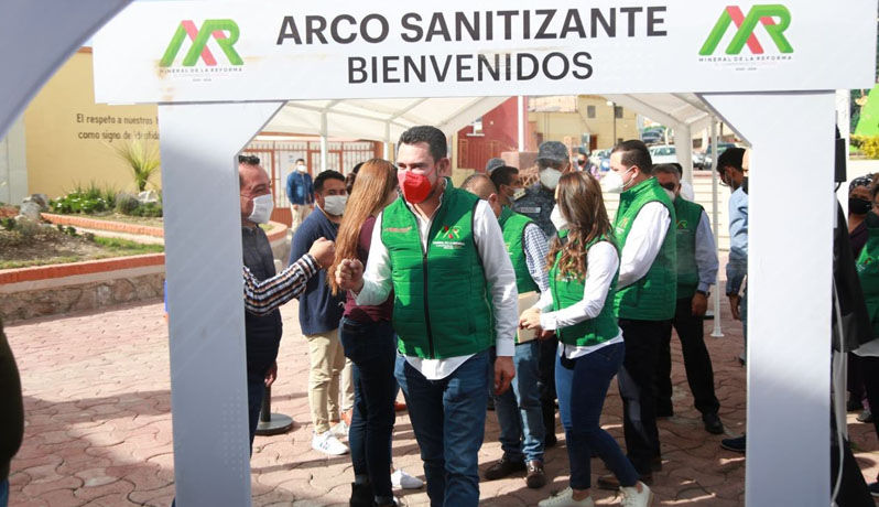 Acciones contundentes mitigarán estragos de la pandemia: alcalde de Mineral de la Reforma