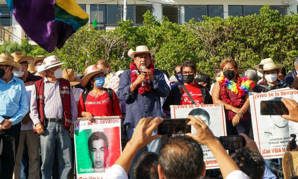 Piden a Salgado Macedonio resolver caso Ayotzinapa