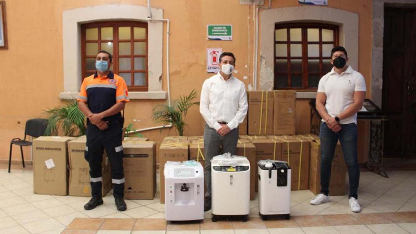 Purísima del Rincón inicia préstamo de concentradores de oxígeno