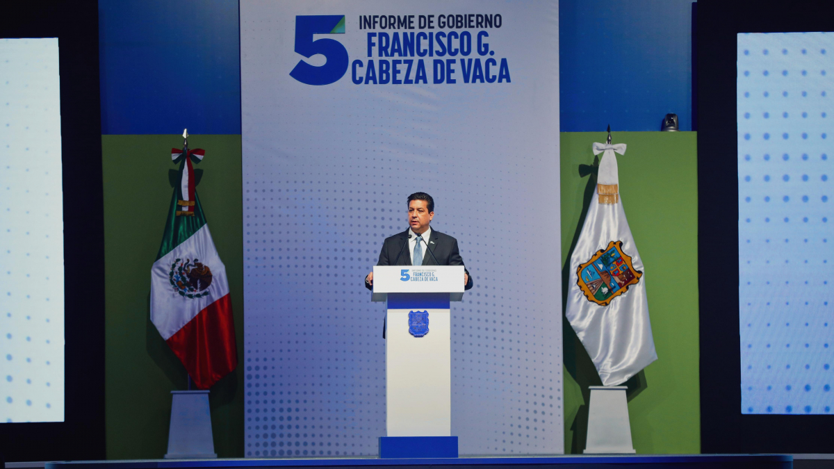 Gobernador de Tamaulipas rinde su 5° informe de gobierno