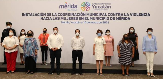 Instalan la Coordinación municipal contra la Violencia hacia las Mujeres en Mérida