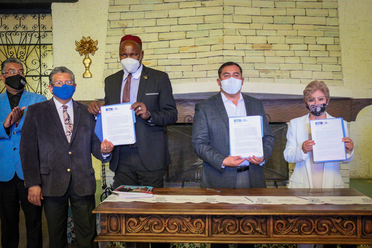 Tepeji firma intención de hermanamiento con New Jersey