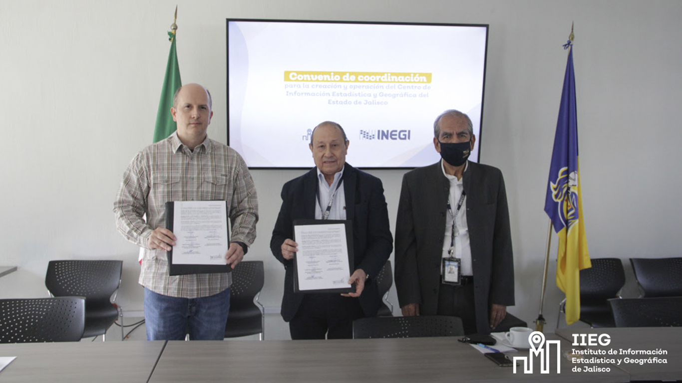 Centro de Información Estadística y Geográfica de Jalisco tendrá colaboración del INEGI