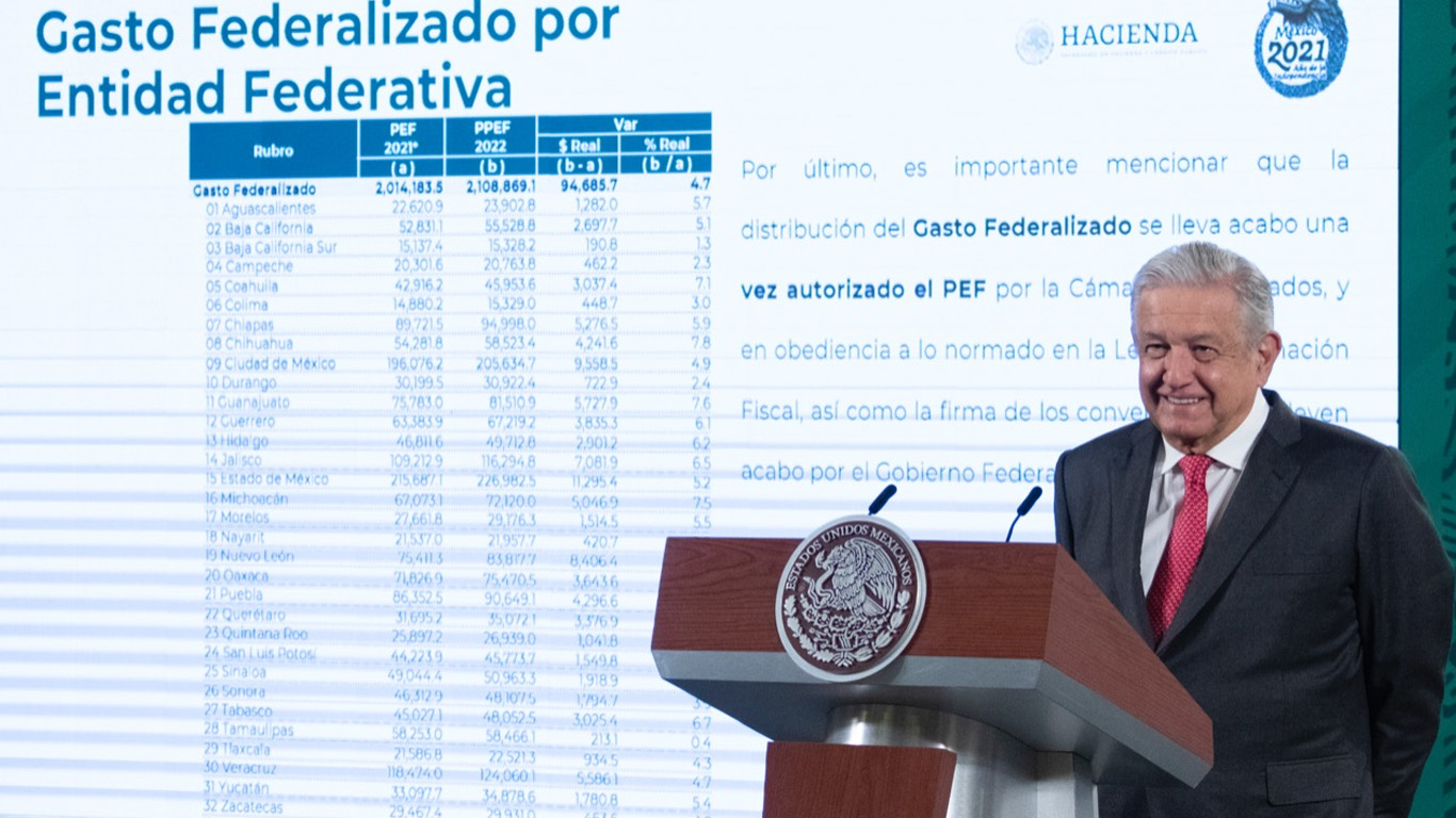 Aumentarán participaciones federales para estados y municipios en 2022: AMLO