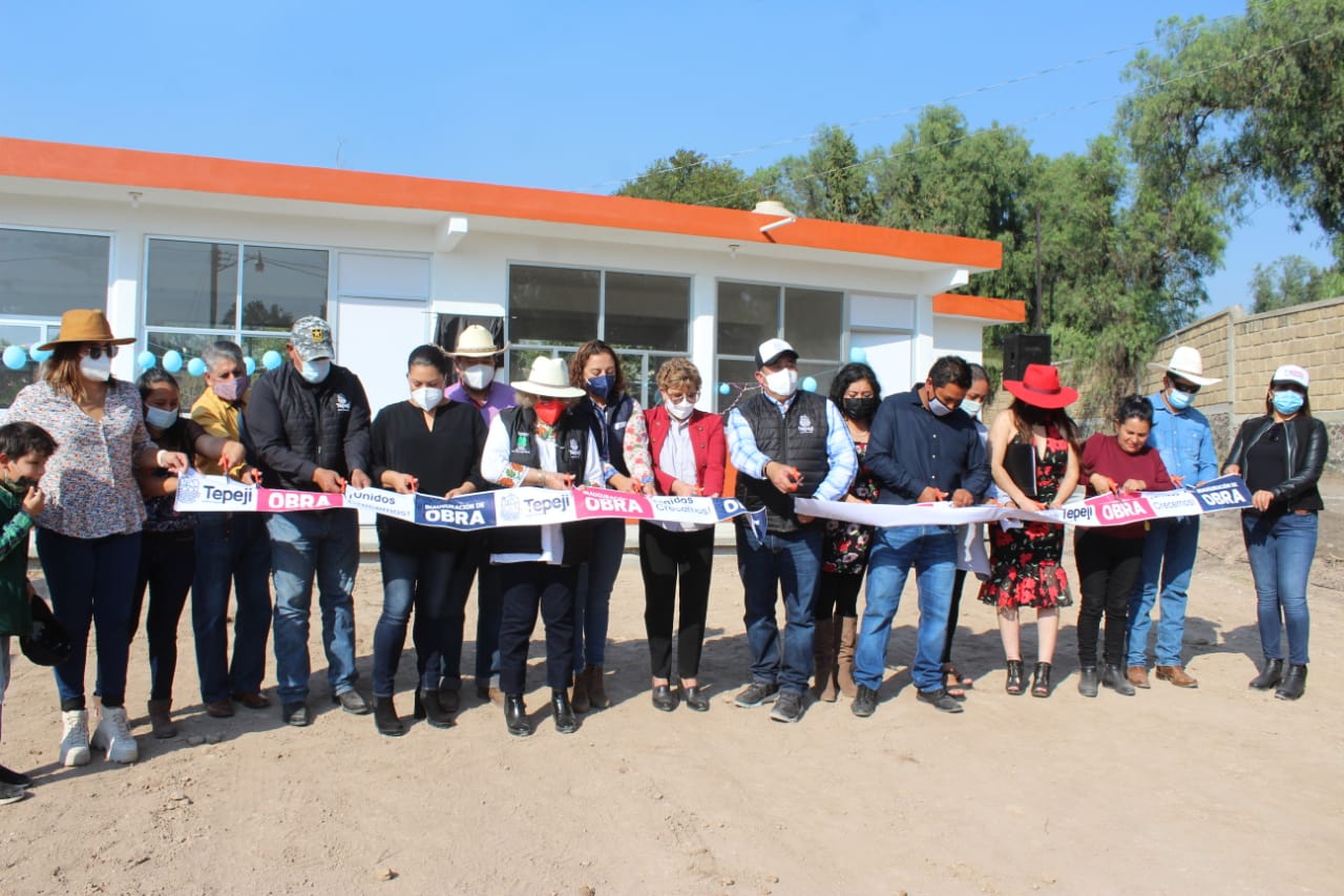 Con unidad y participación ciudadana edifican Escuela de Educación Inicial en Tepeji