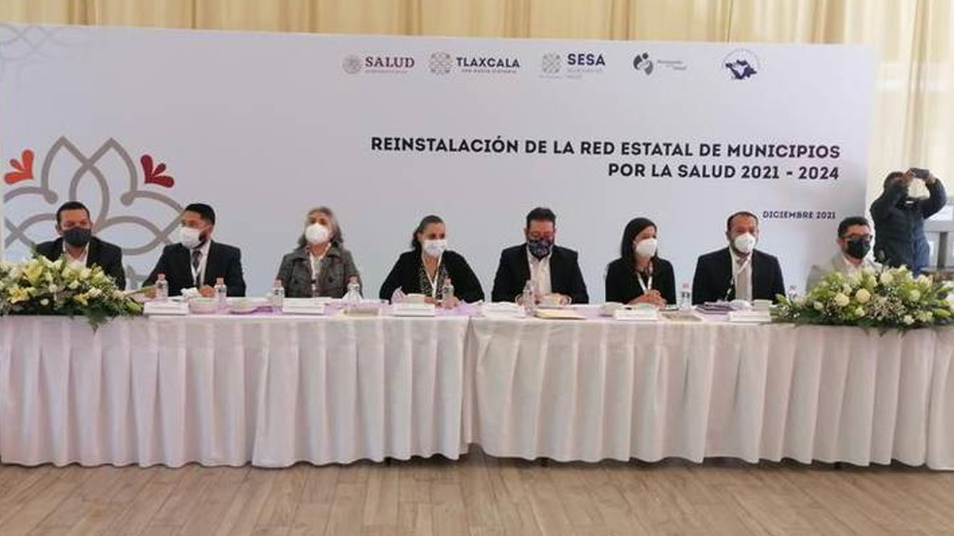 Municipios de Tlaxcala se comprometen a promover entornos saludables