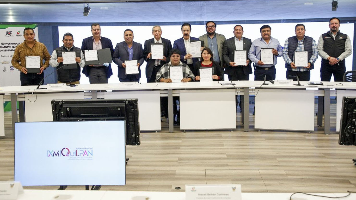 Gobierno y alcaldes de Hidalgo combatirán inundaciones con mejor manejo de residuos sólidos