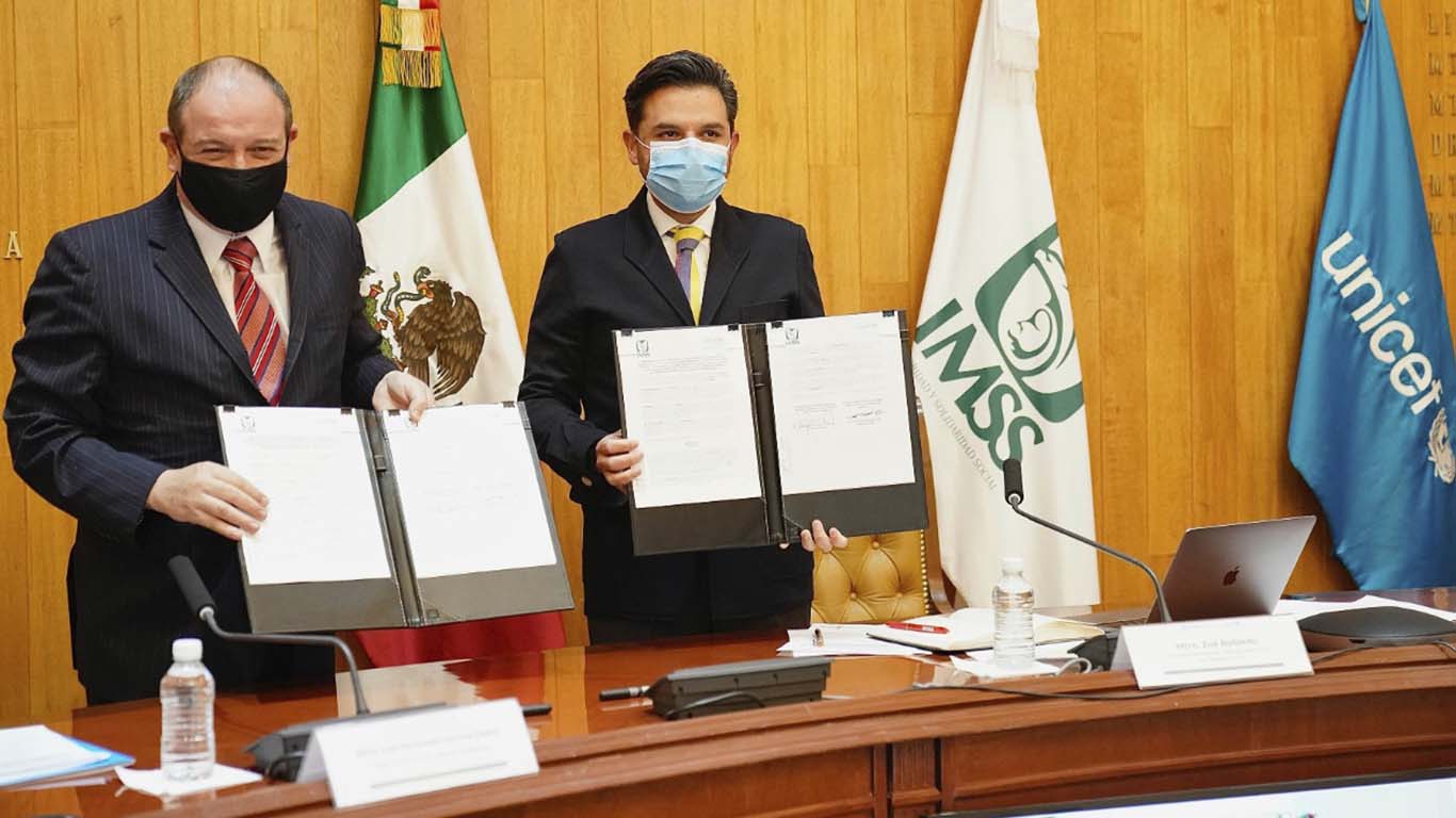 IMSS y UNICEF contra la mala nutrición