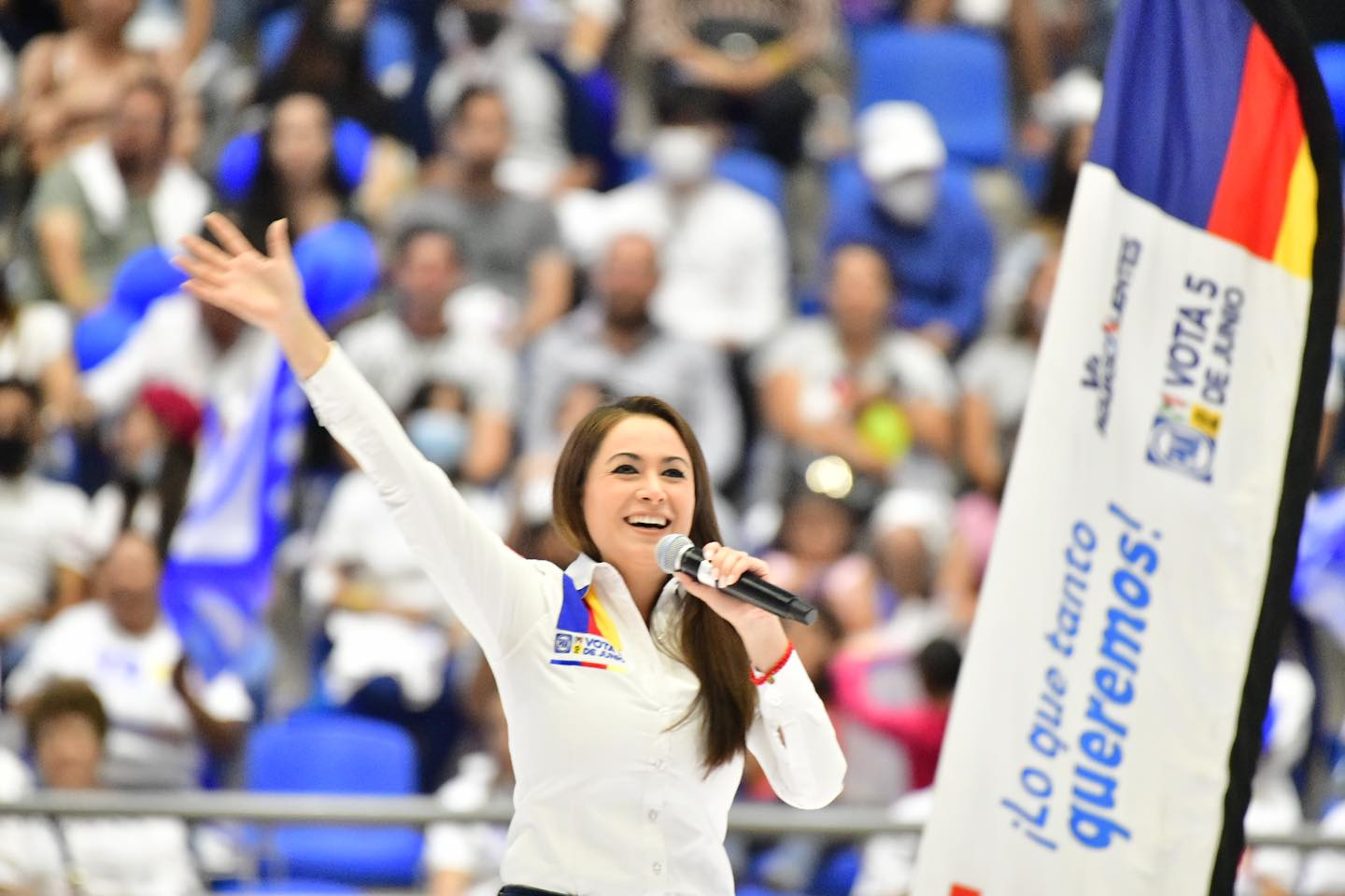 Tere Jiménez promete apoyo a jóvenes emprendedores y garantizar la seguridad