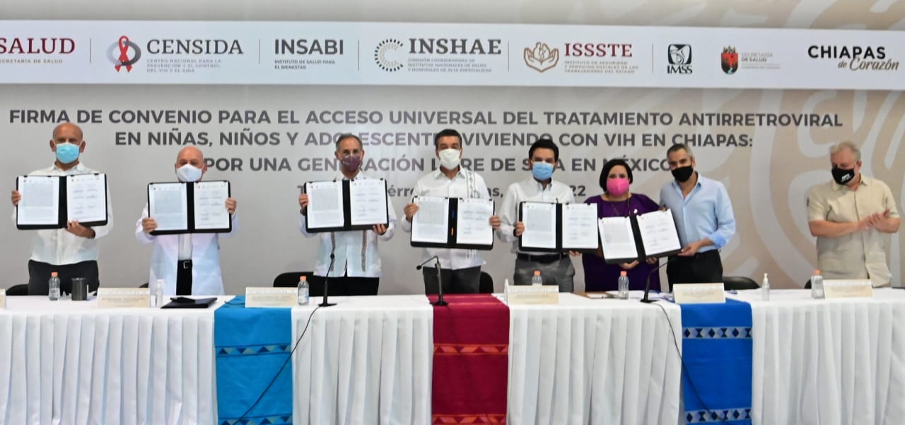 Chiapas da acceso universal a tratamiento antirretroviral a niñas, niños y adolescentes con VIH