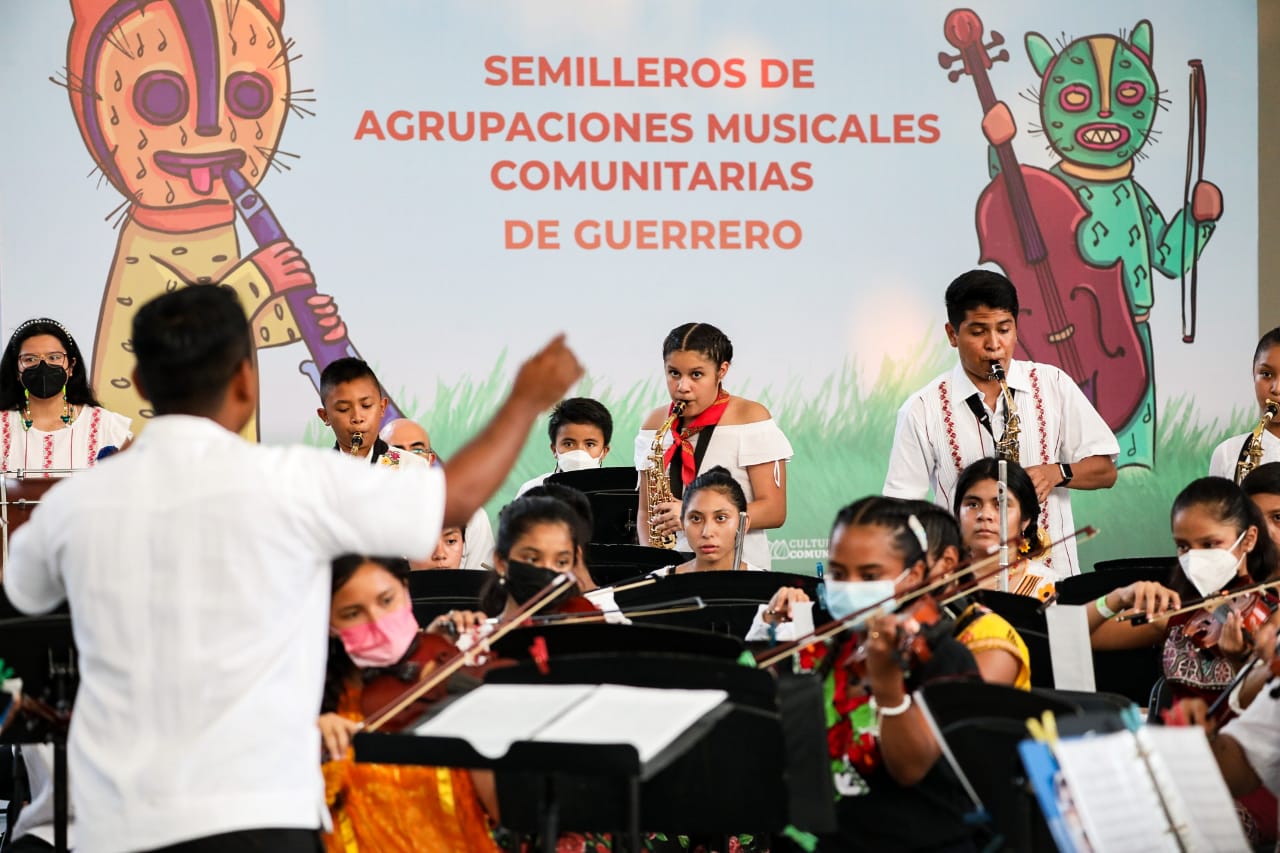 Semilleros creativos de Cultura Comunitaria arman fiesta musical en Acapulco