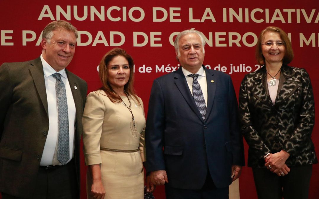 México implementará la iniciativa internacional de paridad de género