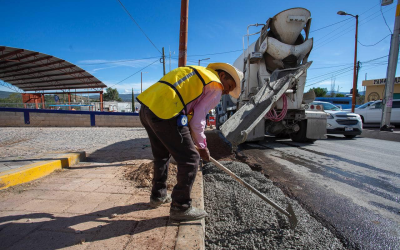 Avanza obra de agua potable en Cadereyta de Montes
