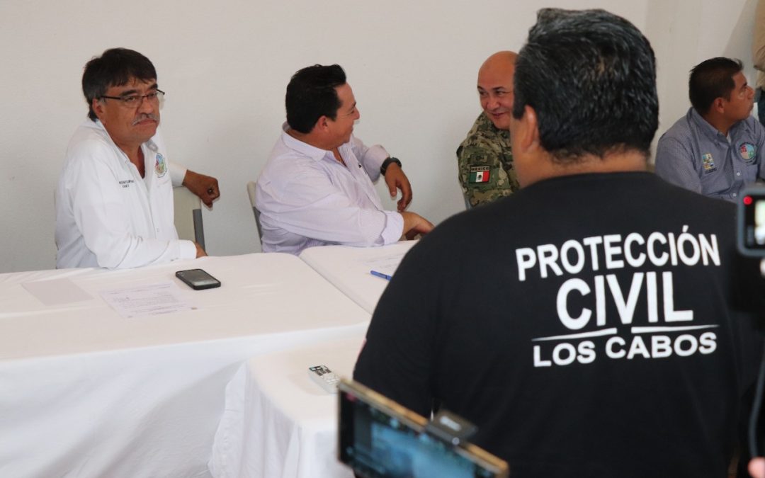 Habilitan “Plan A” en Los Cabos, con refugios temporales ante cercanía del huracán Kay