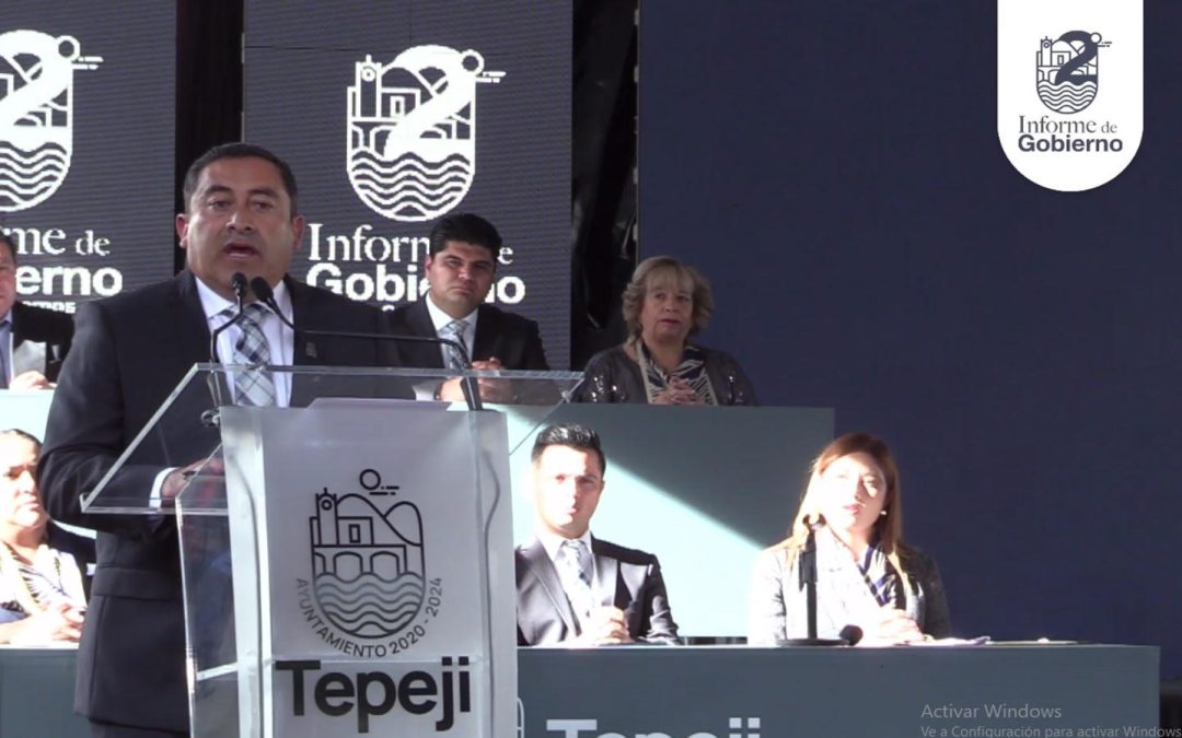 En Tepeji del Río, obras públicas a favor del desarrollo social, económico y cultural: Salvador Jiménez
