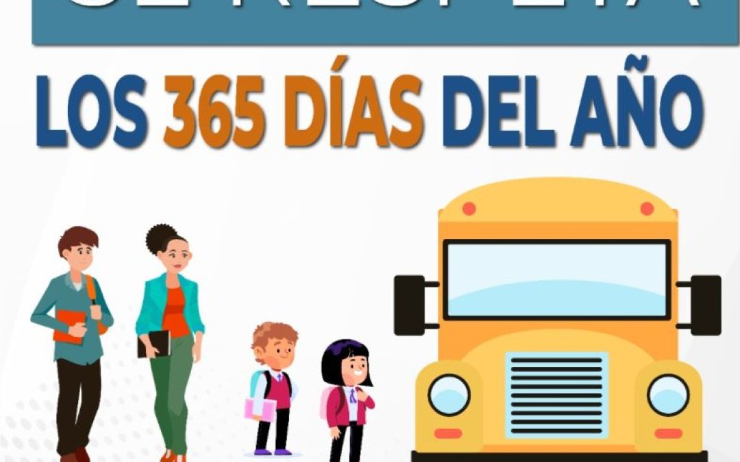 Descuento de 50% en transporte público a estudiantes los 365 días del año