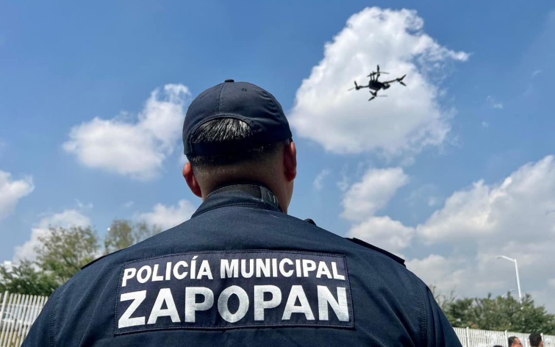 Zapopan integra drones en tareas de seguridad