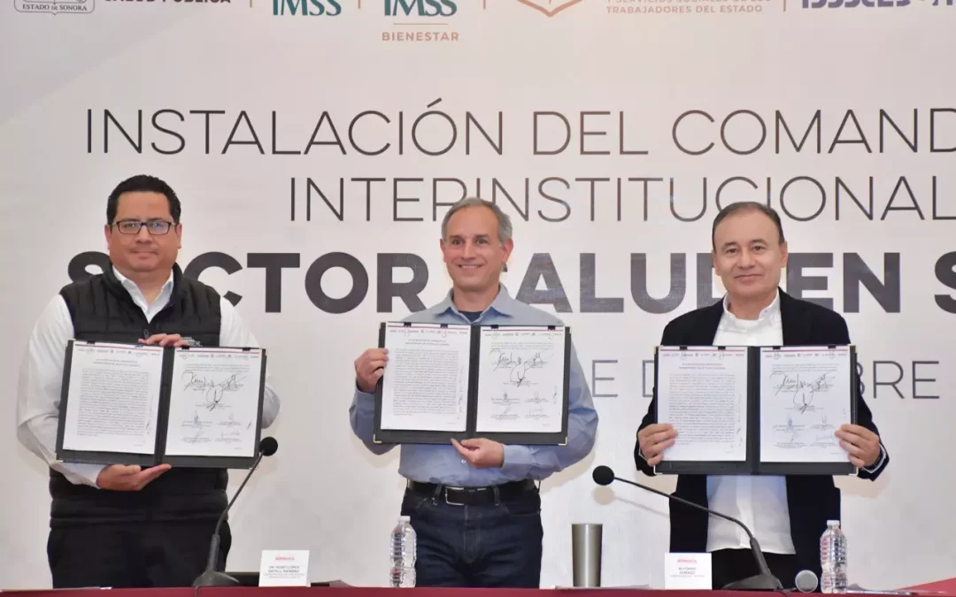 Instalan comando interinstitucional del sector salud en Sonora