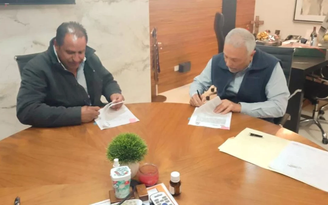 Firman SIDE y municipio de Jiménez convenio para impulsar a las MiPymes