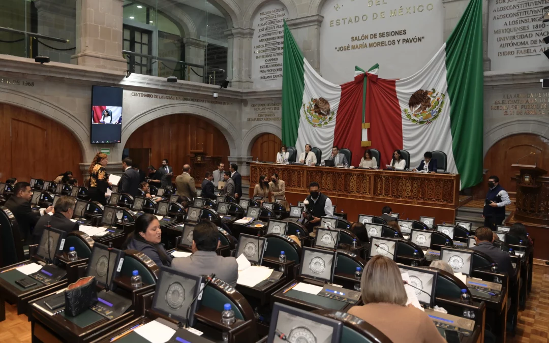 Congreso de Edomex aprobó 294 iniciativas y puntos de acuerdo