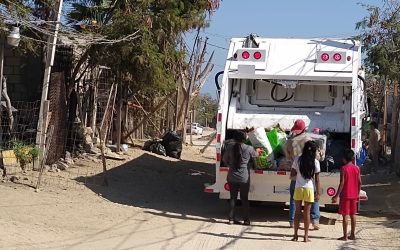 Ayuntamiento de Los Cabos optimizó servicios de recolección de residuos en las colonias de CSL