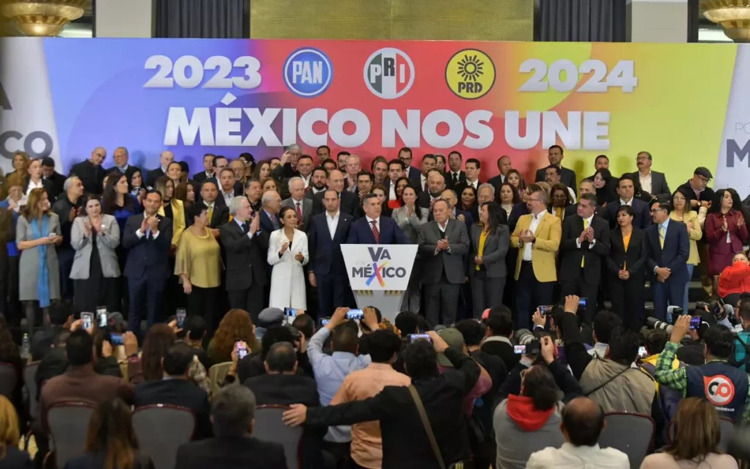PRI, PAN y PRD reviven coalición Va Por México, irán juntos en elecciones 2023 y 2024