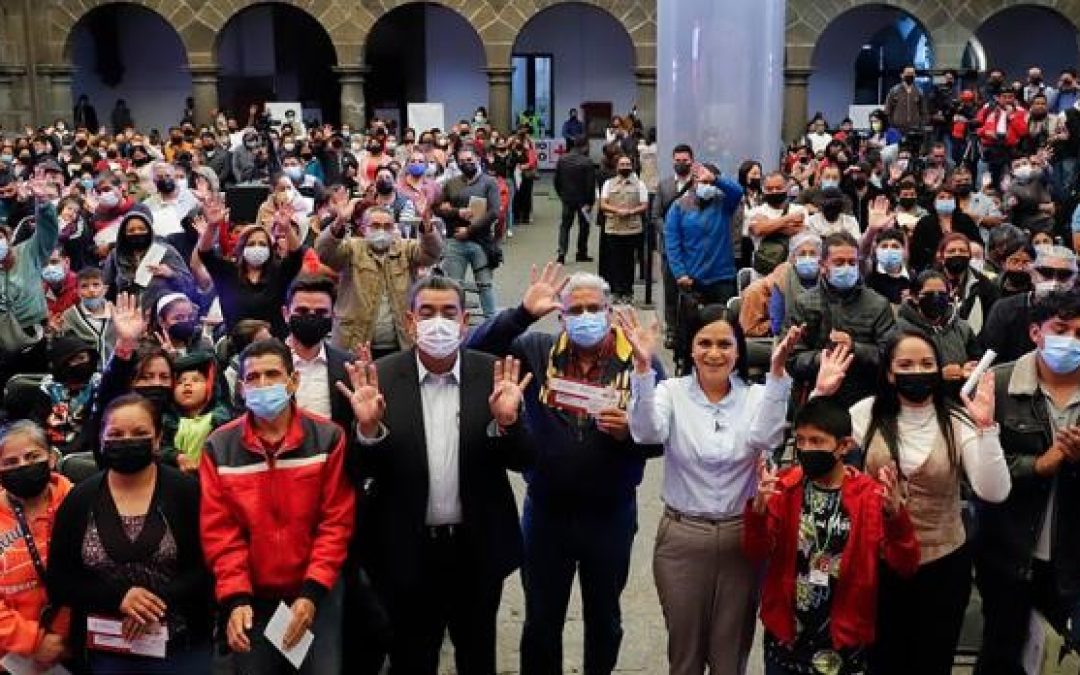 En 2023, más de 12 mil nuevos derechohabientes de pensión universal para personas con discapacidad en Puebla