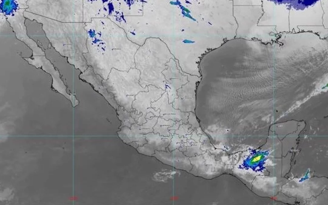 Frente Frío afecta regiones de Chiapas, Oaxaca, Tabasco y Veracruz