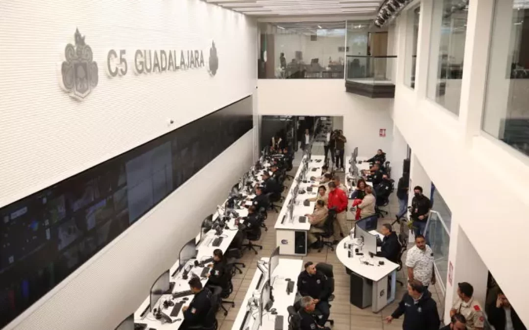 Guadalajara termina instalación del C5 con 3 mil 500 cámaras