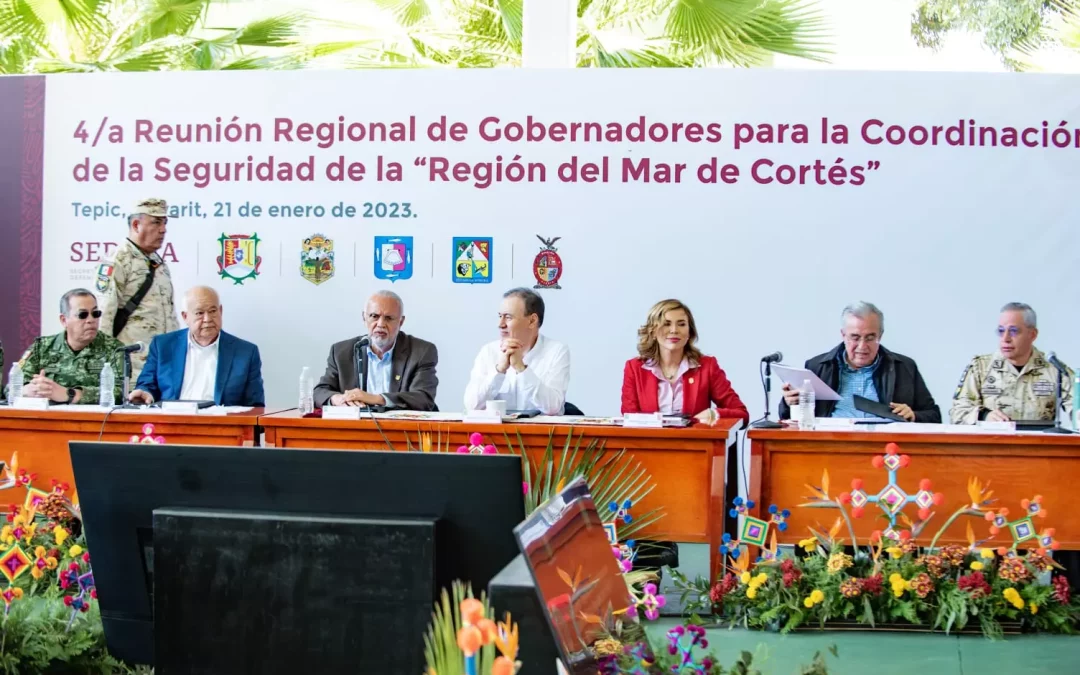 Acuerdos de seguridad entre gobernadores de la región Mar de Cortés