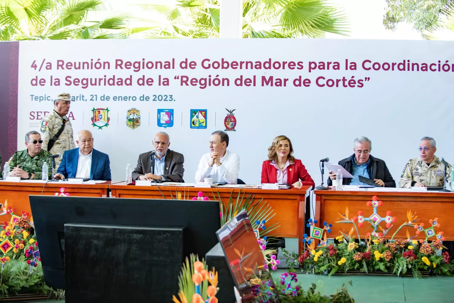 Acuerdos de seguridad entre gobernadores de la región Mar de Cortés