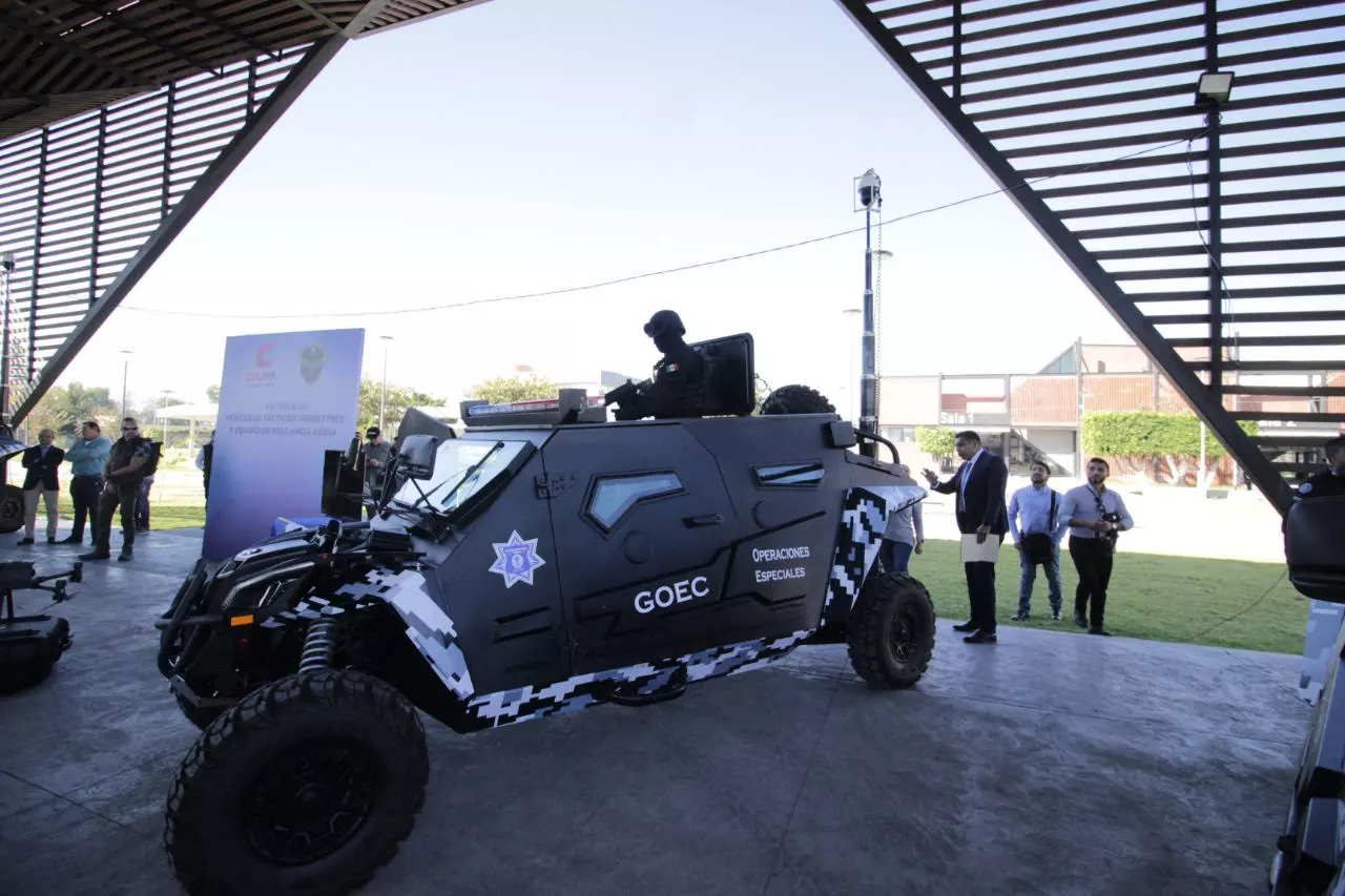 Municipio de Celaya adquiere vehículos blindados y drones para seguridad pública