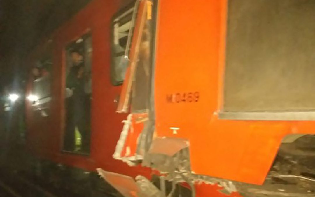 FGJ investiga choque en la Línea 3 del Metro de la CDMX
